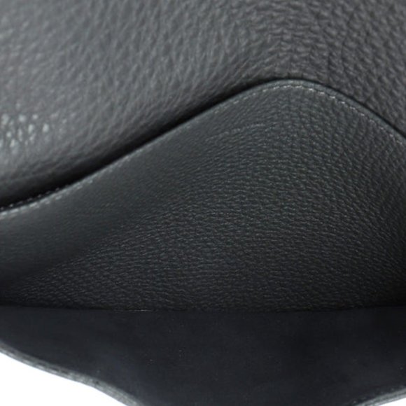 FENDI Selleria Leather Clutch Wallet in Gray with Silver Hardware - Picture 5 of 6